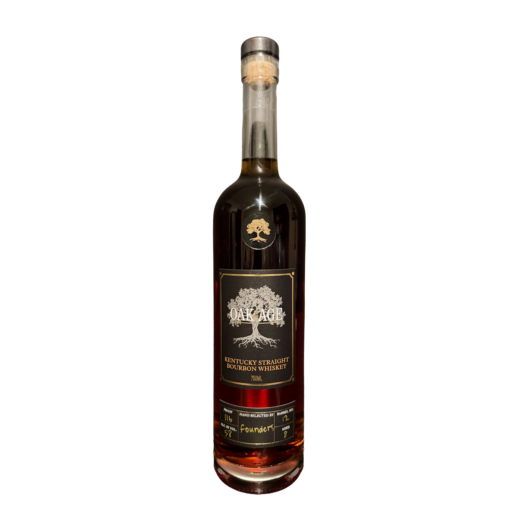 Oak & Age 8-Year 116 Proof Kentucky Bourbon 750ml